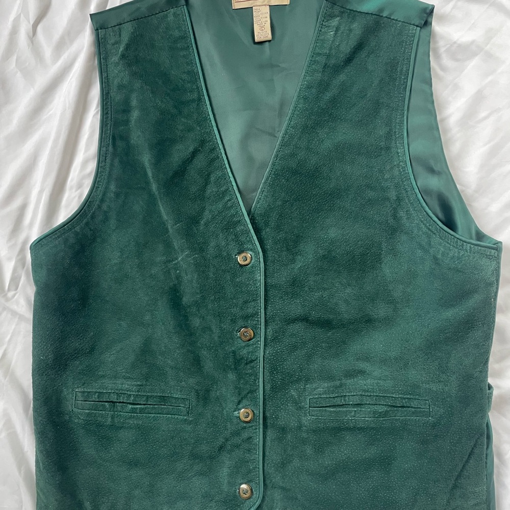 Vintage Marsh Landing Emerald Vest